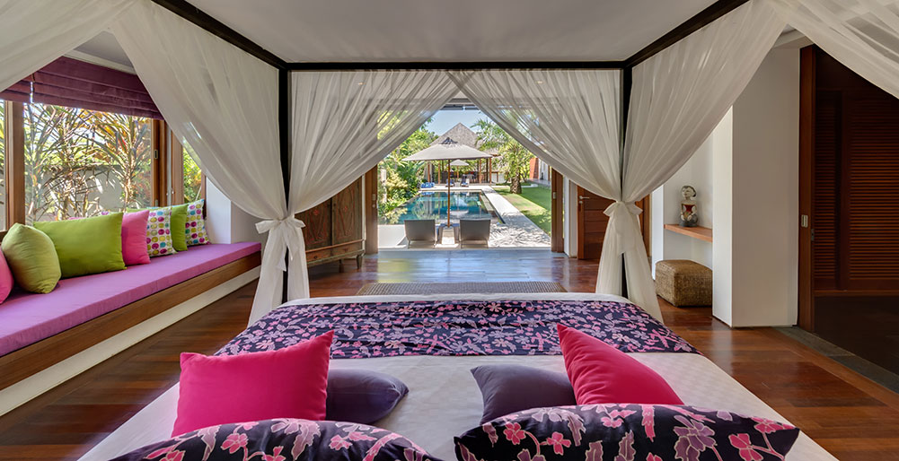 Bendega Rato - Master bedroom with pool view